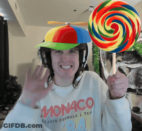 Man In Helmet Holding Bat Saying You're Still Fat GIF