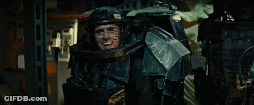 Man In Helmet Holding Clipboard Saying Release GIF