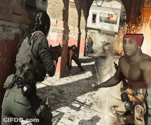 Man In Helmet MKI GIF