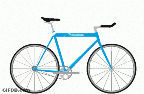 Man In Helmet Riding Bike With Citytv Logo GIF