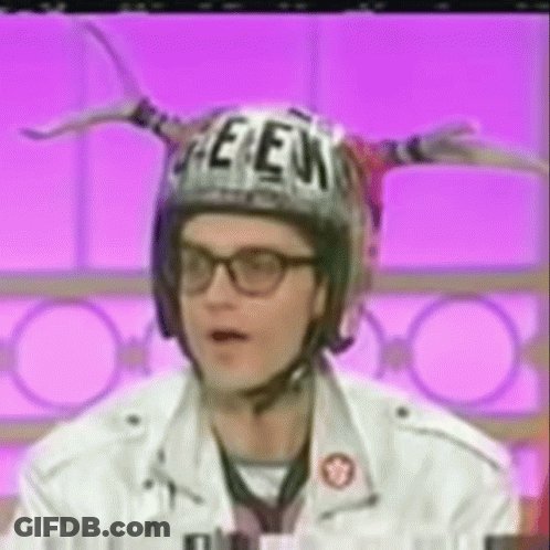 Man In Helmet Saying Crew GIF