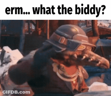 Man In Helmet Saying Erm What The Biddy GIF