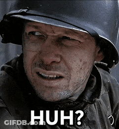 Man In Helmet Saying Huh GIF