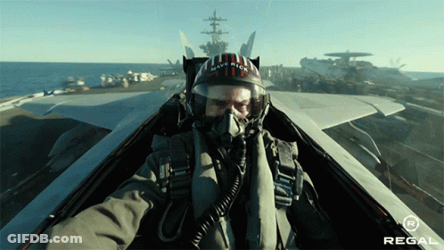 Man In Helmet Saying Navy Rick GIF