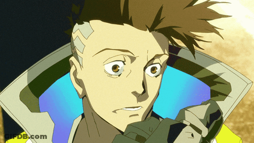 Man In Helmet Saying Top GIF