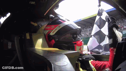 Man In Helmet With Orlen GIF