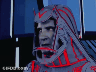 Man In Helmet With Red Stripe GIF