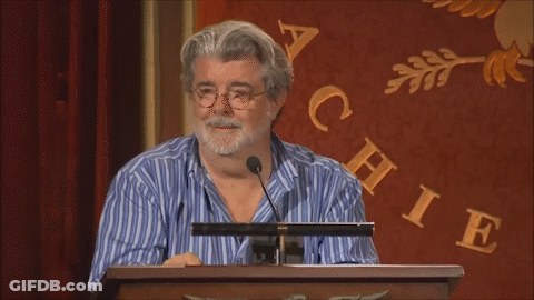 Man In Historical Costume Sitting In Office Chair GIF