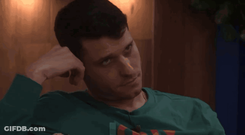 Man In Ho Ho Sweater And Suspenders GIF