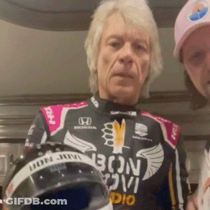 Man In Honda Shirt Holding Helmet GIF
