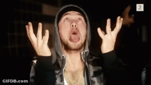 Man In Hood Making Funny Face GIF