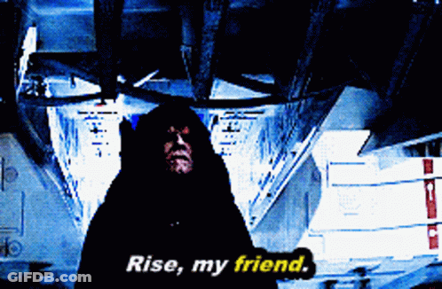 Man In Hood Saying Rise My Friend GIF