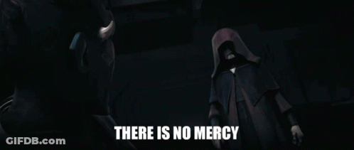 Man In Hooded Cloak Holding Lightsaber GIF