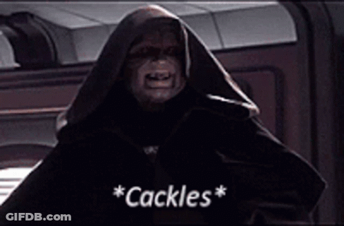 Man In Hooded Cloak Laughing Hhhhee GIF