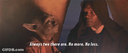 Man In Hooded Cloak Talks To Yoda GIF