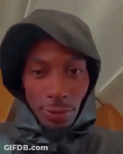 Man In Hooded Jacket And Scarf GIF