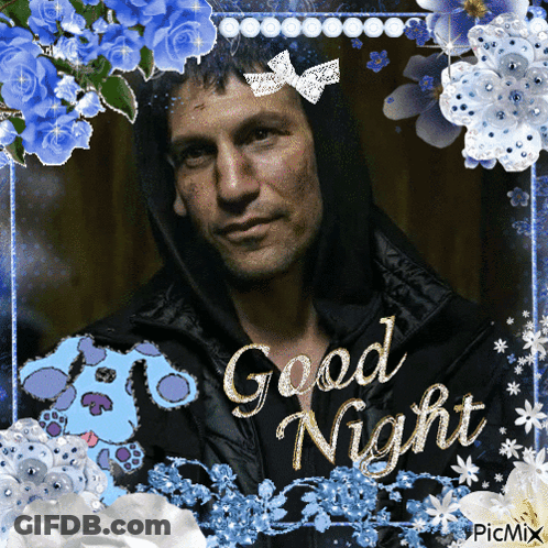 Man In Hooded Jacket Good Night GIF