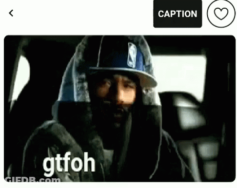 Man In Hooded Jacket Sitting In Car Saying Gtfoh GIF