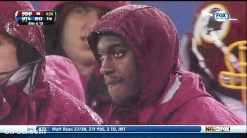 Man In Hooded Jacket Watching Football On Fox GIF