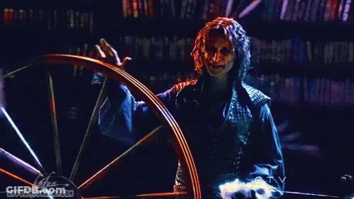 Man In Hooded Jacket With Wagon Wheel And CTV GIF