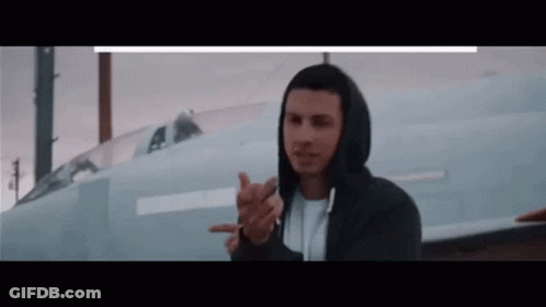 Man In Hoodie Giving Middle Finger GIF