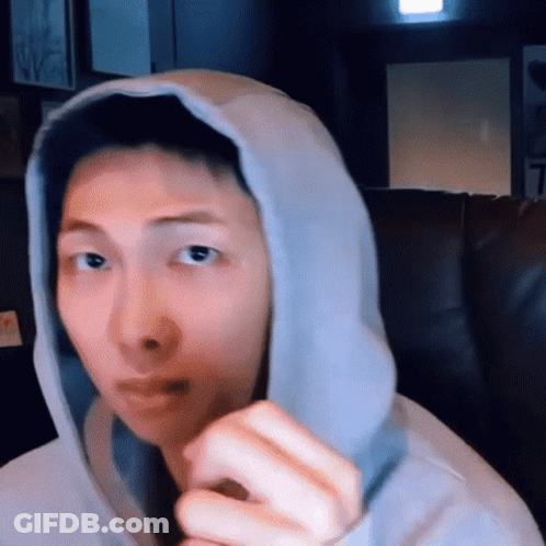 Man In Hoodie Making Funny Face GIF