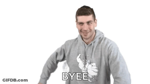 Man In Hoodie Saluting Bye GIF