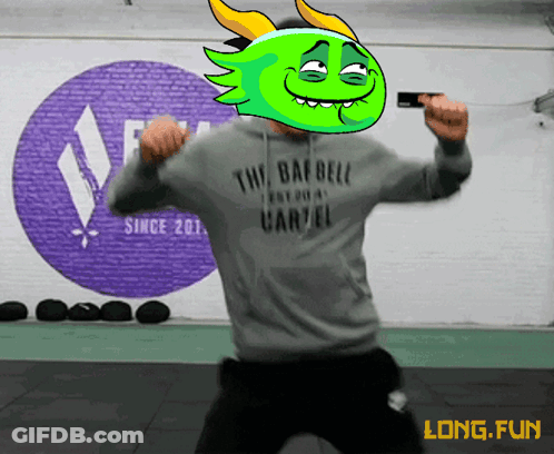 Man In Hoodie Saying Barbell Cartel Dancing GIF