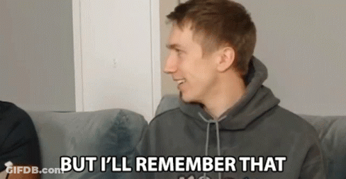 Man In Hoodie Saying But I'll Remember That GIF