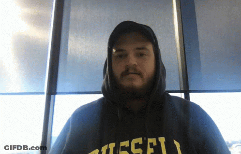 Man In Hoodie Saying Diesel GIF