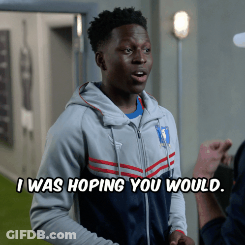 Man In Hoodie Saying I Was Hoping You Would GIF