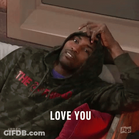 Man In Hoodie Saying Love You GIF