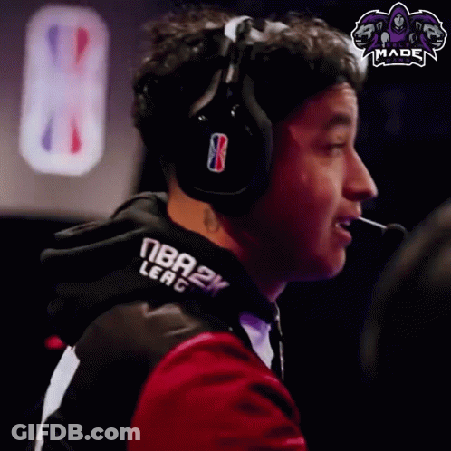 Man In Hoodie Saying NBA2K GIF