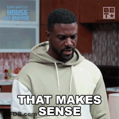 Man In Hoodie Saying That Makes Sense GIF