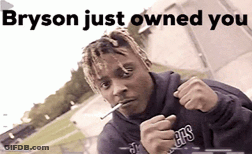 Man In Hoodie Smoking Cigarette Bryson Just Owned You GIF