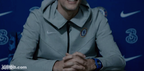 Man In Hoodie With Chelsea Logo GIF