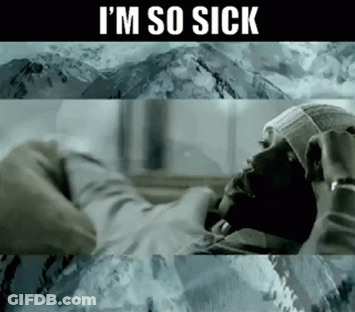 Man In Hospital Bed Saying I'm So Sick GIF