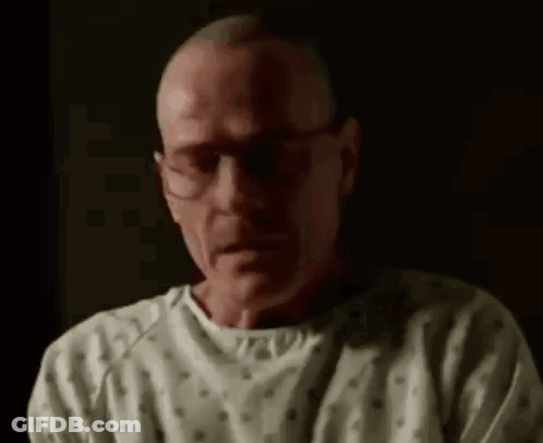 Man In Hospital Gown Crying GIF