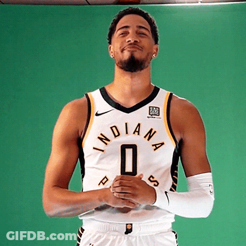 Man In Indiana Jersey Number 0 GIF