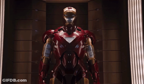 Man In Iron Man Suit GIF