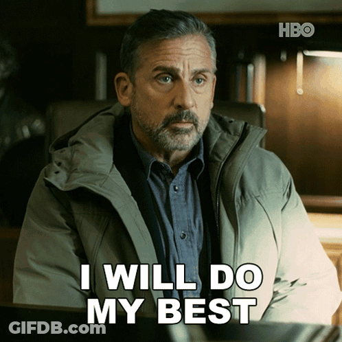 Man In Jacket I'll Do My Best HBO GIF