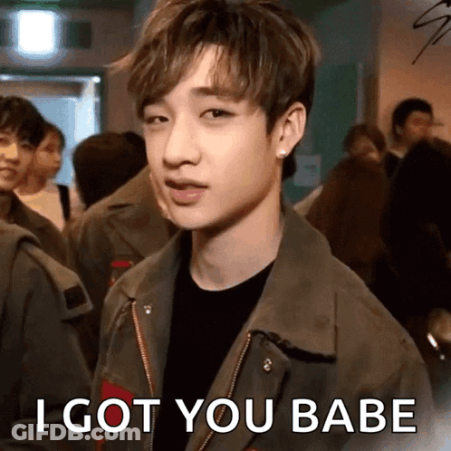 Man In Jacket Saying I Got You Babe GIF