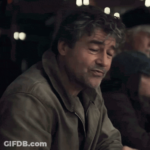 Man In Jacket Saying No GIF