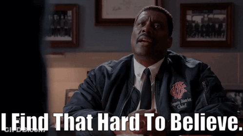 Man In Jacket Saying Property Maintenance Chief GIF