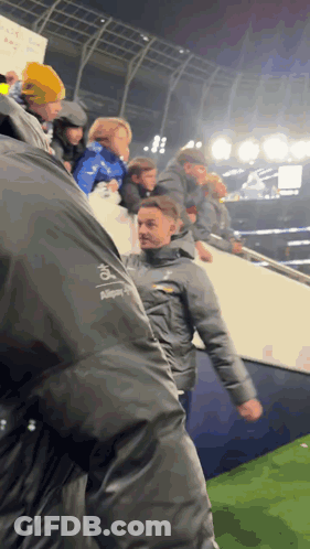 Man In Jacket Saying Ridgeline GIF