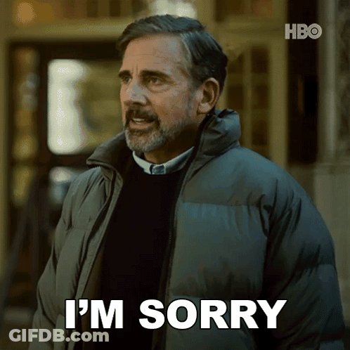 Man In Jacket Saying Sorry GIF