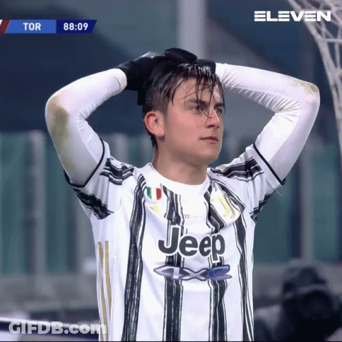 Man In Jeep Jersey Holding Head In Hands GIF