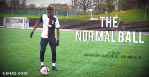 Man In Jeep Jersey Kicking Soccer Ball GIF