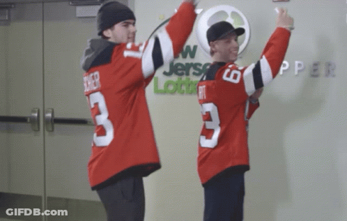 Man In Jersey 3 Next To Man In Jersey 6 GIF