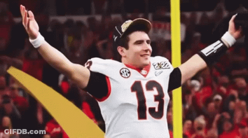 Man In Jersey Number 13 GIF
